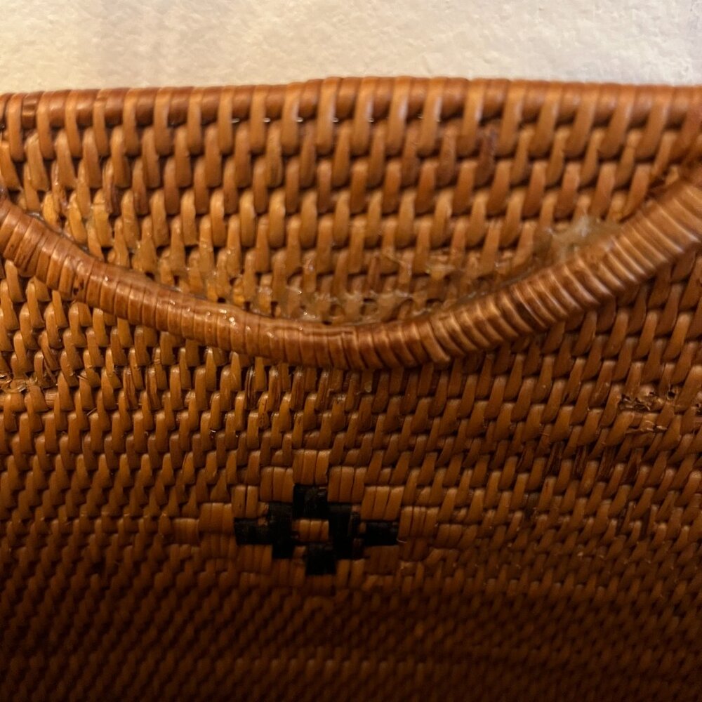 HANDWOVEN ATA Grass Bag VINTAGE - Picture 3 of 4